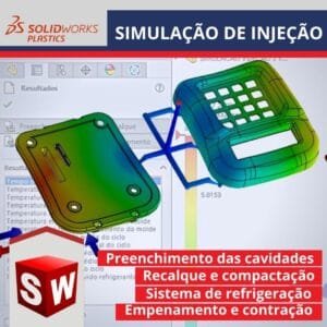 Curso Solidworks Plastics Simulação Injeção Moldflow