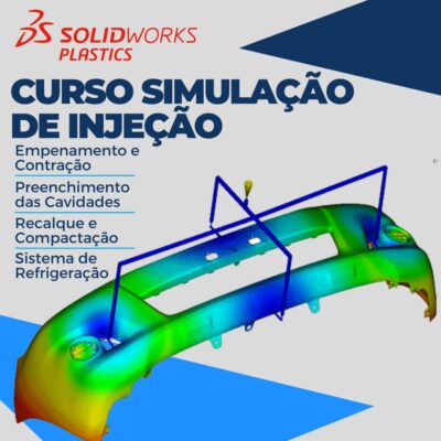 curso simulacao injecao solidworks plastics